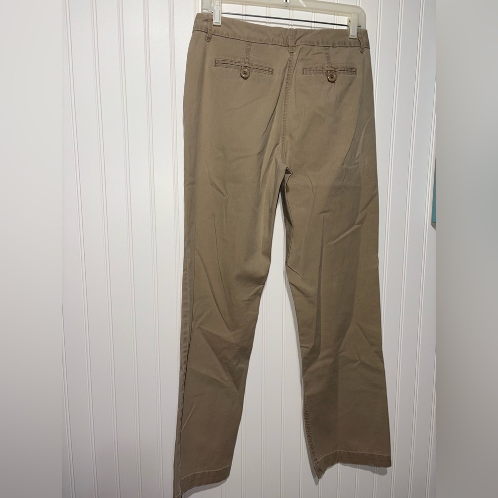Vintage Talbots Classic Khaki Dress Pant| Size 8 Stretch - Picture 3 of 5